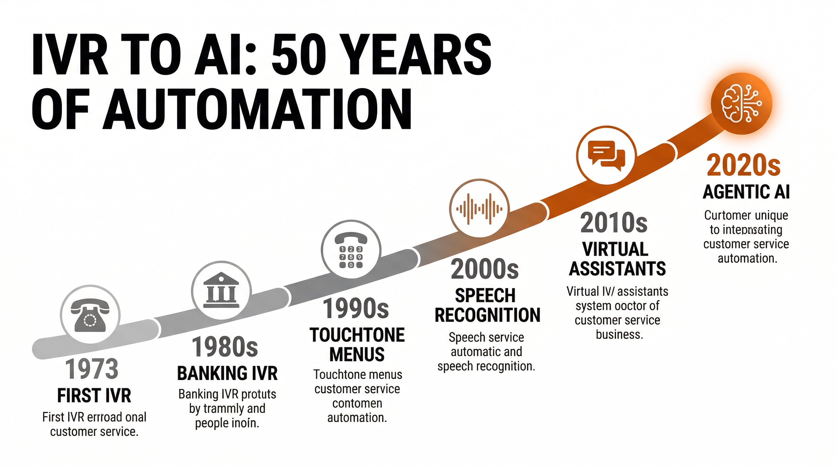 IVR to AI — 50 Years of Automation